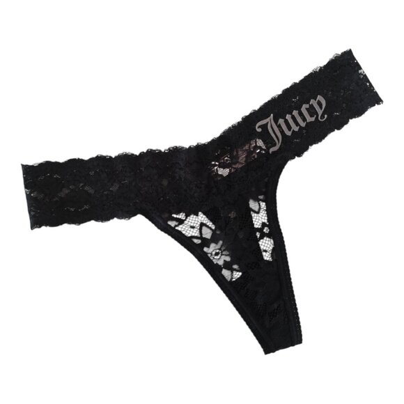 new Black Lace Thong M - Picture 1 of 5